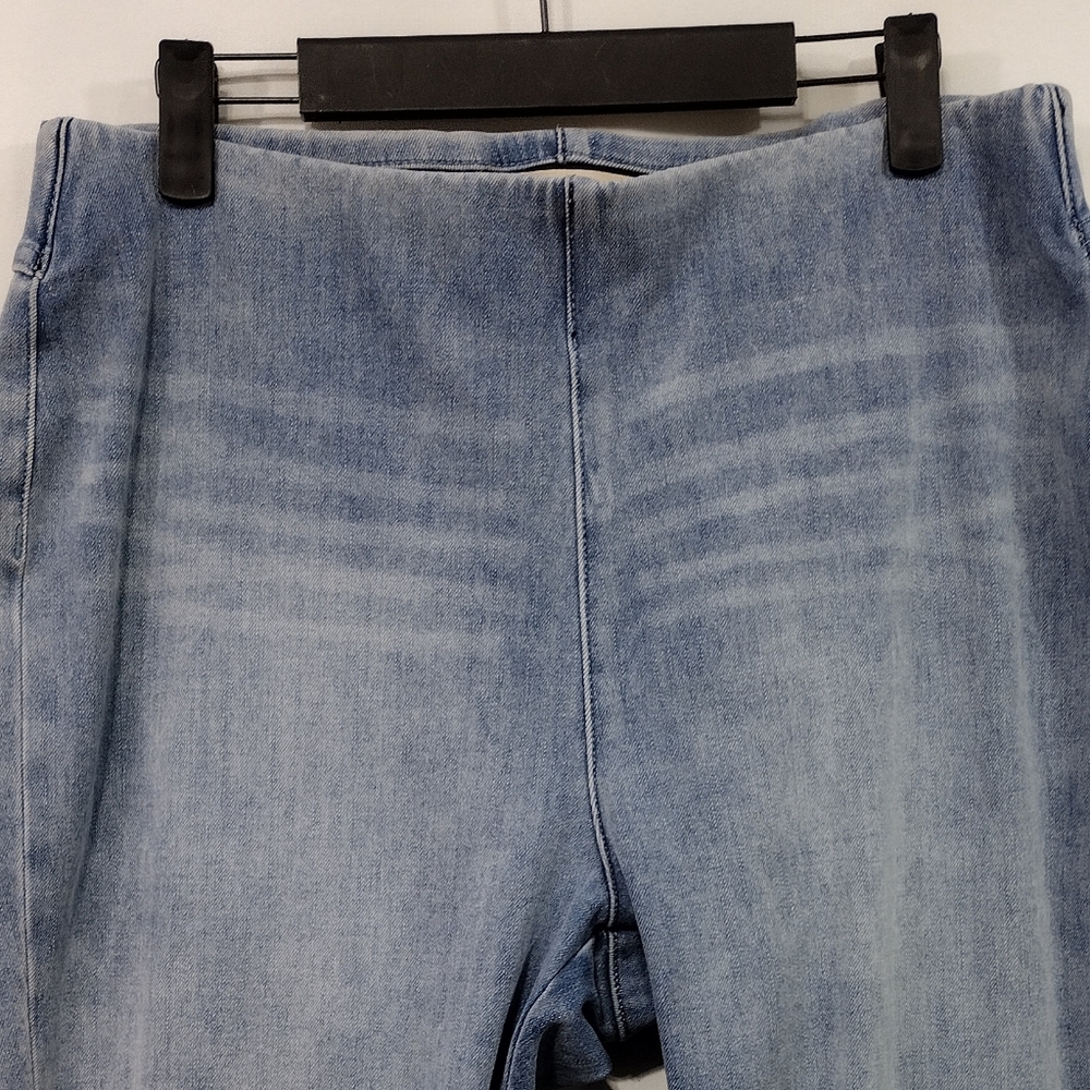 Soft Surroundings The Ultimate Braided Knot Ankle Jeans Womens M Blue Pull On - Picture 4 of 12